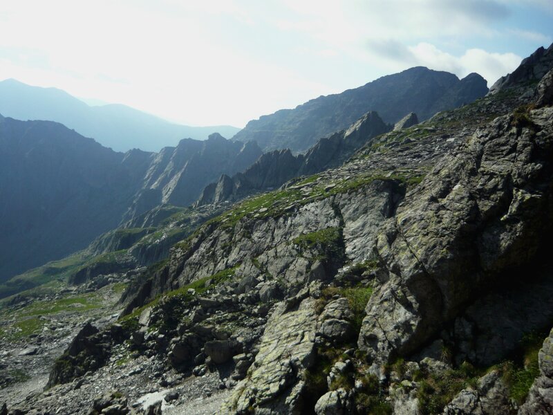 Rugged mountain landscape