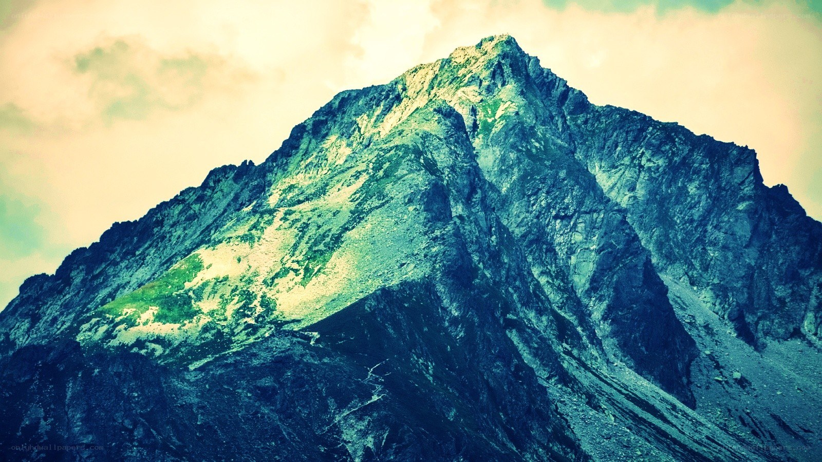 Rugged mountain peak