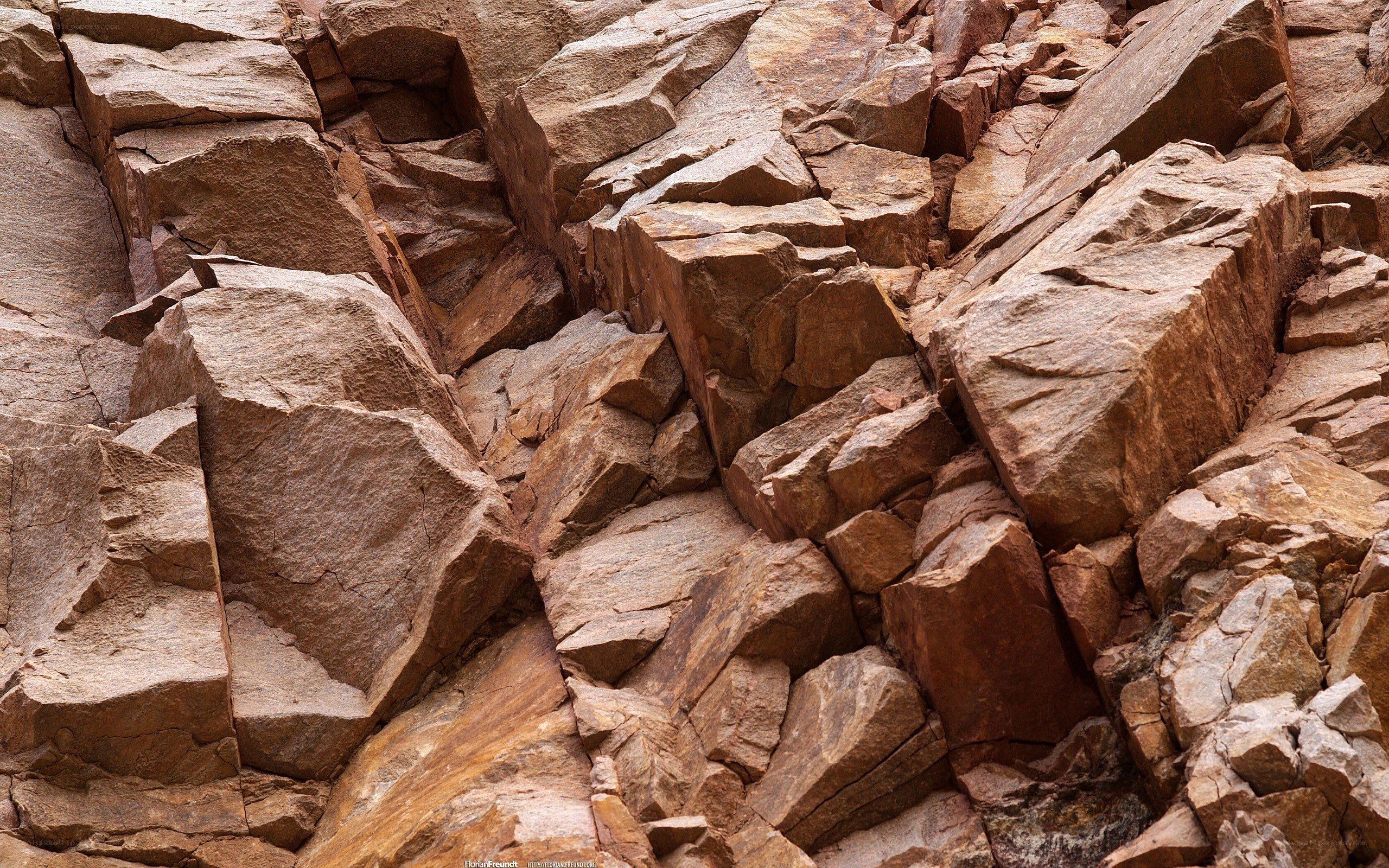 Rugged rock formation