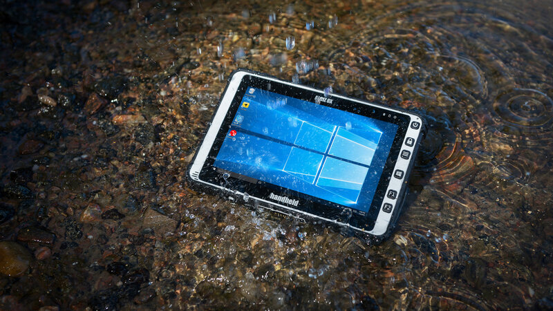 Rugged Tablet in Water