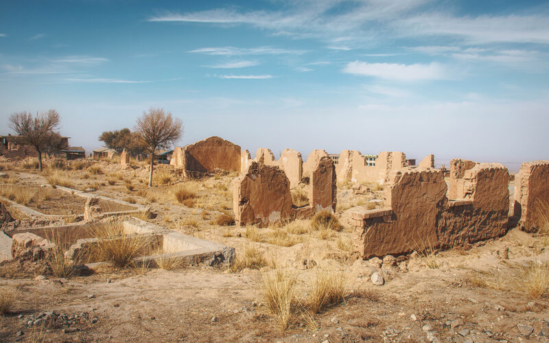 Ruined Adobe Buildings