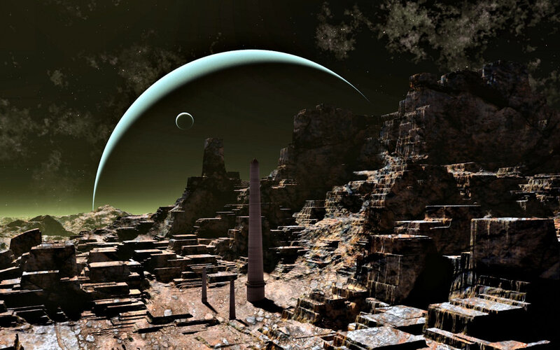 Ruined Alien City