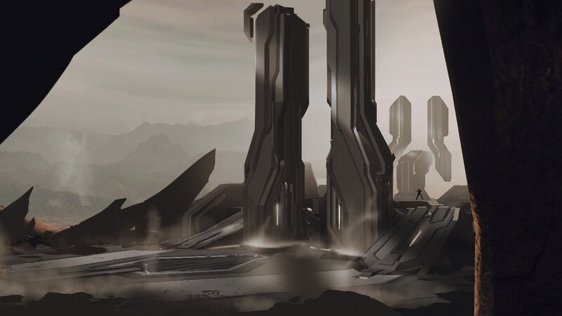 ruined alien structure