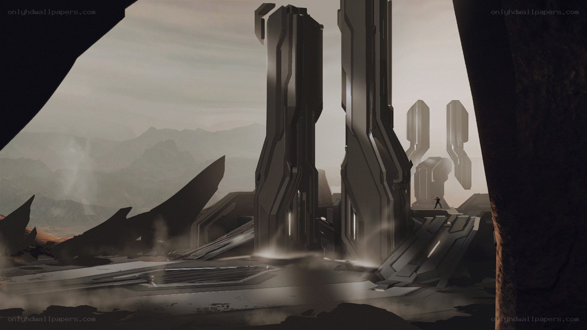 ruined alien structure