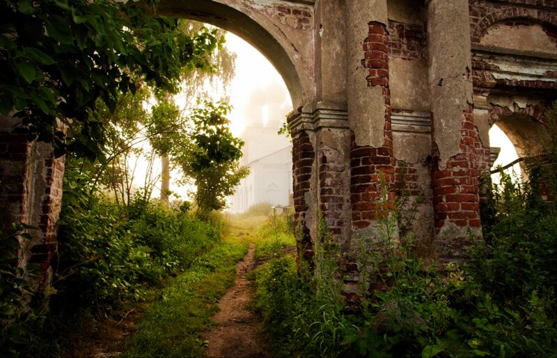 Ruined Archway with Path