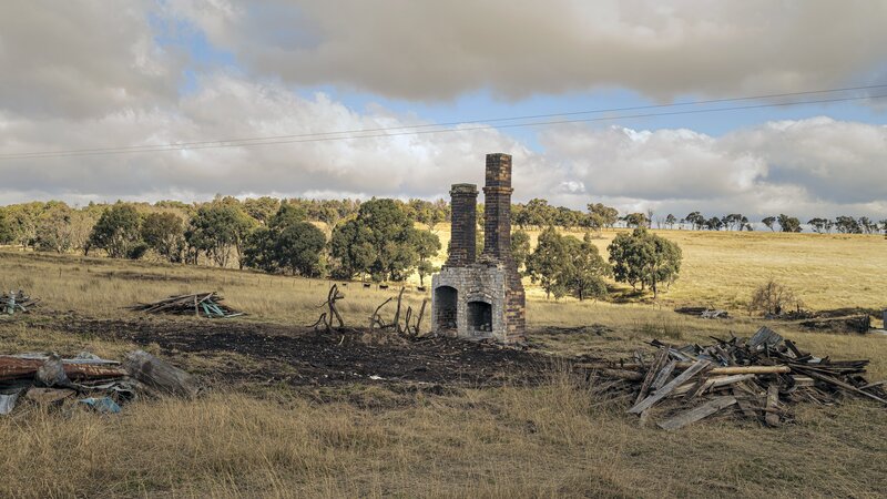 Ruined Brick Chimney