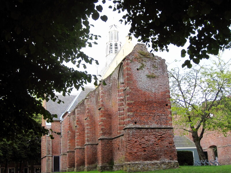 Ruined Brick Church — Red