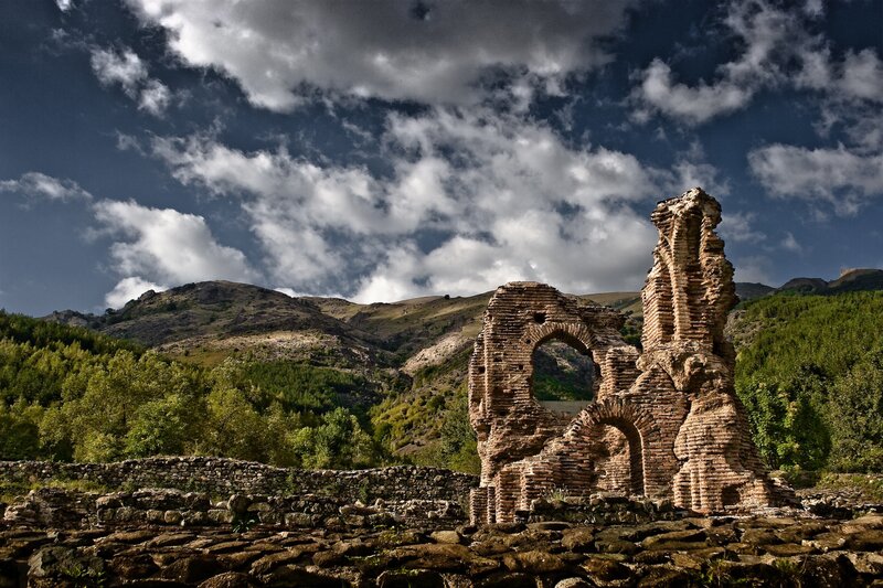 Ruined Brick Structure — Brown