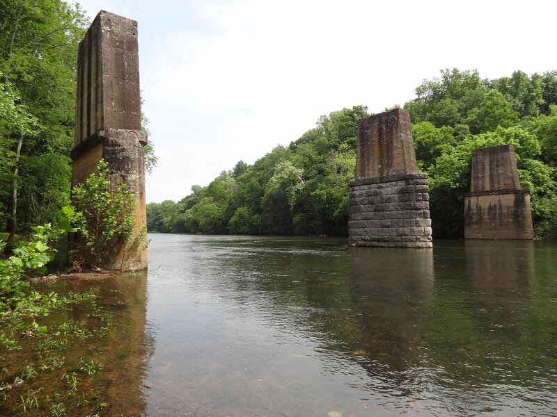 Ruined Bridge Pillars — Green