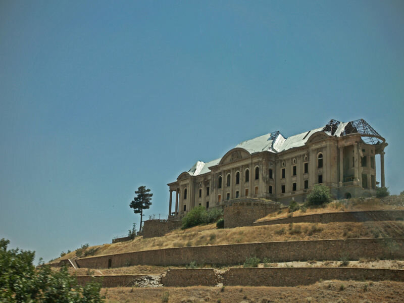 Ruined Building on Hill