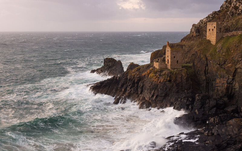 Ruined Buildings on Cliffs