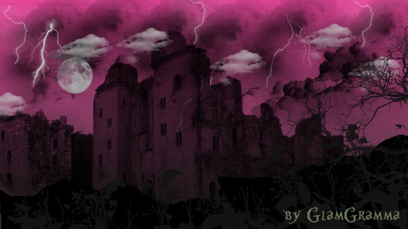 Ruined Castle at Night