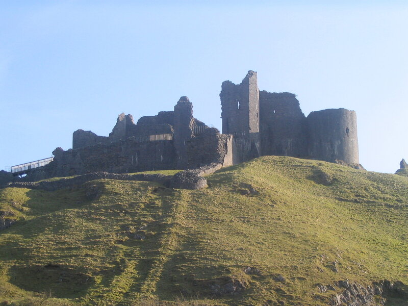ruined castle on a hill
