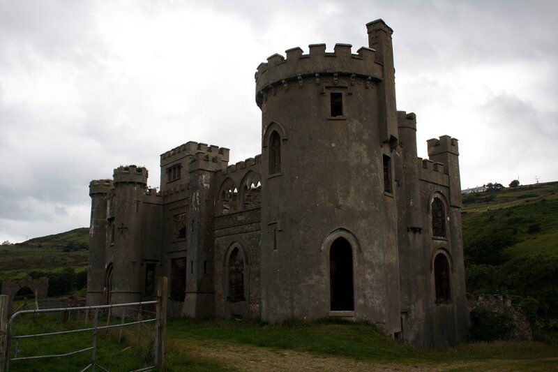 ruined castle on a hill