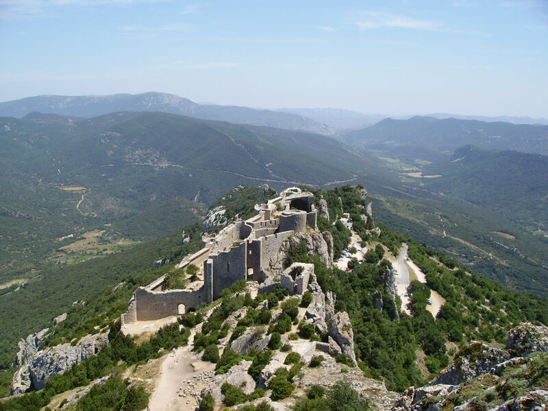 Ruined Castle on Hill — Green, Serene