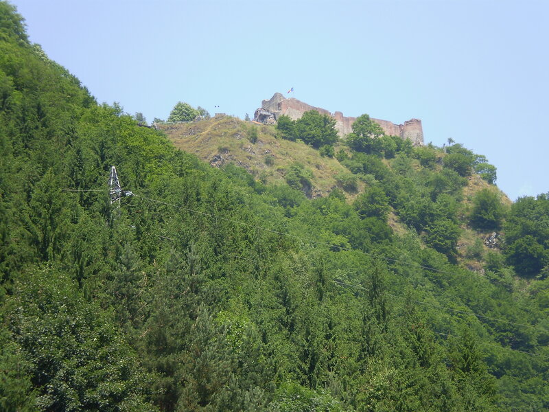 Ruined Castle on Hill — Green