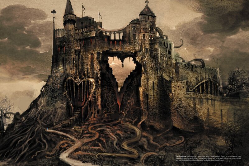 Ruined Castle with Heart-shaped Hole