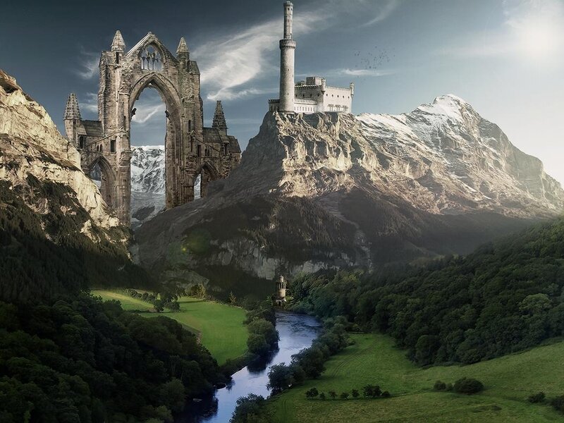 Ruined Cathedral and Castle
