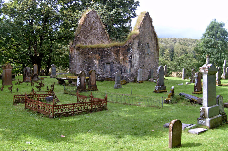 Ruined Church in Cemetery
