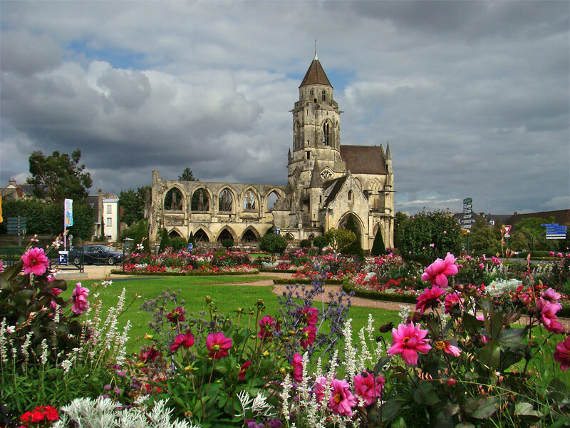 Ruined Church in Garden