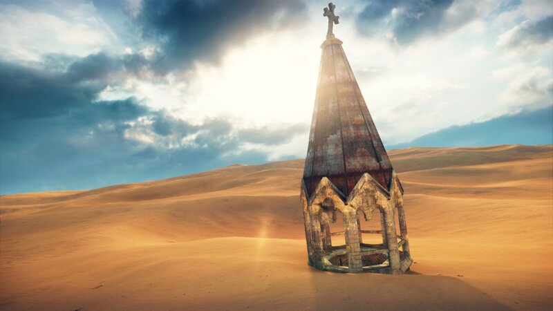 Ruined Church Steeple