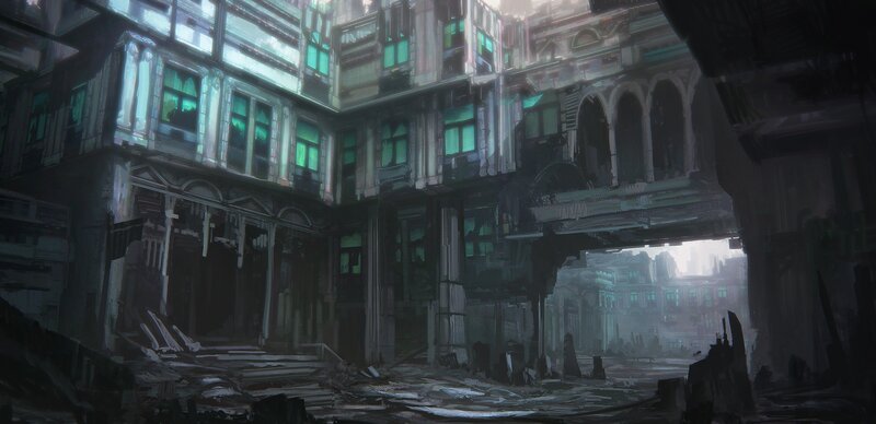 Ruined City Courtyard