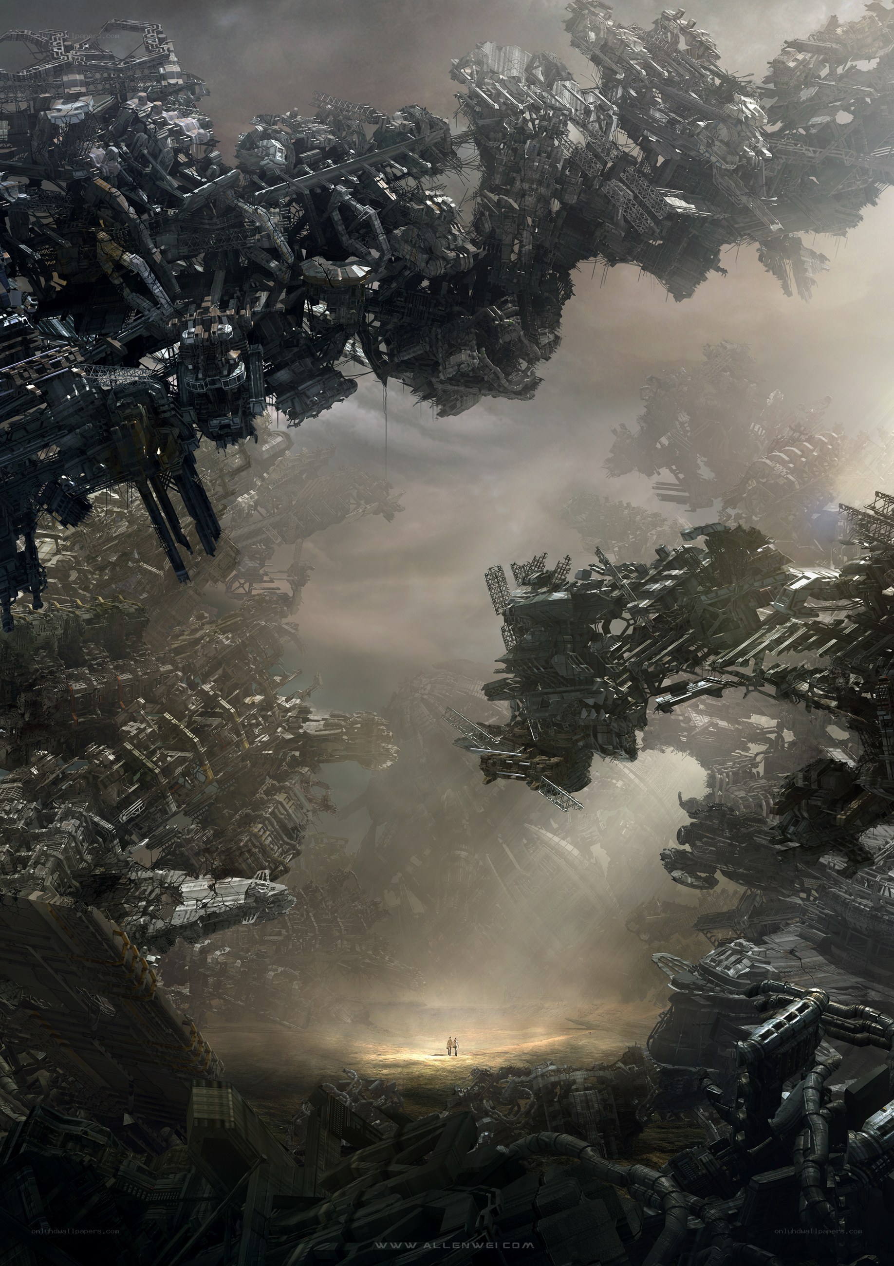 ruined city in the sky