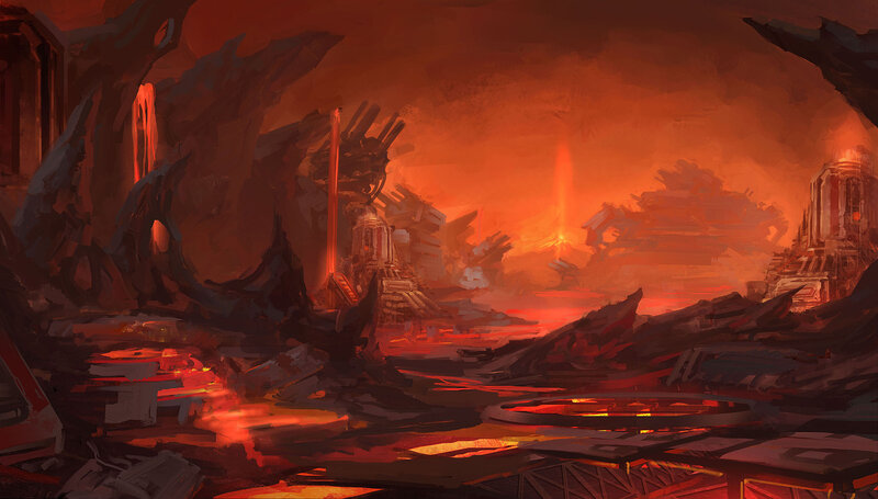 Ruined City Landscape