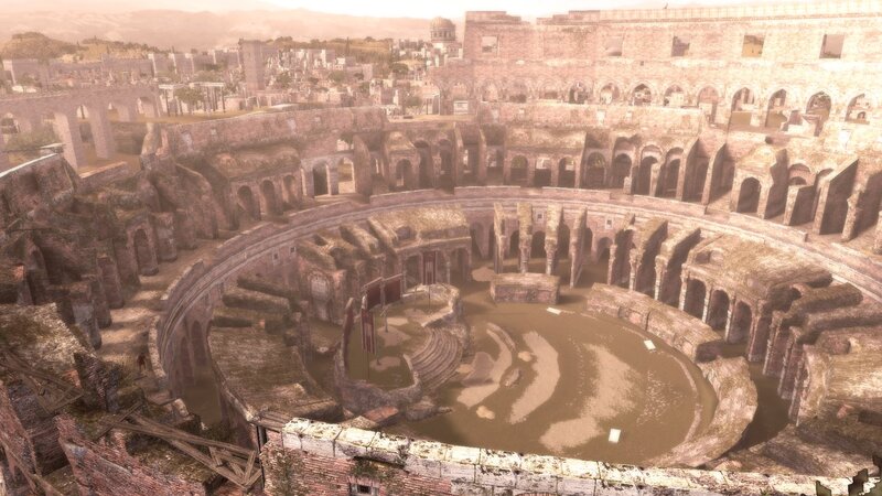 Ruined Colosseum Interior