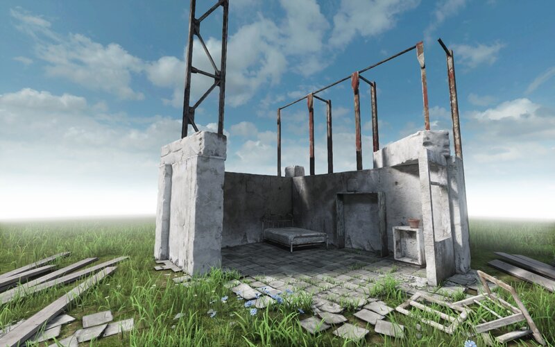 Ruined Concrete Structure