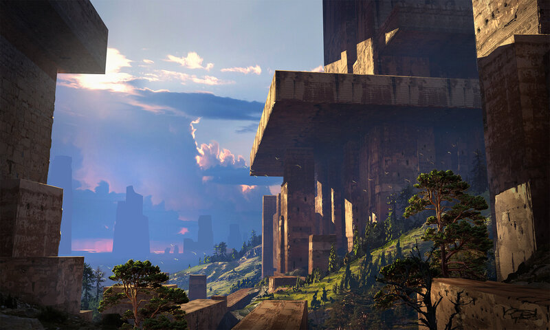 Ruined Concrete Structures