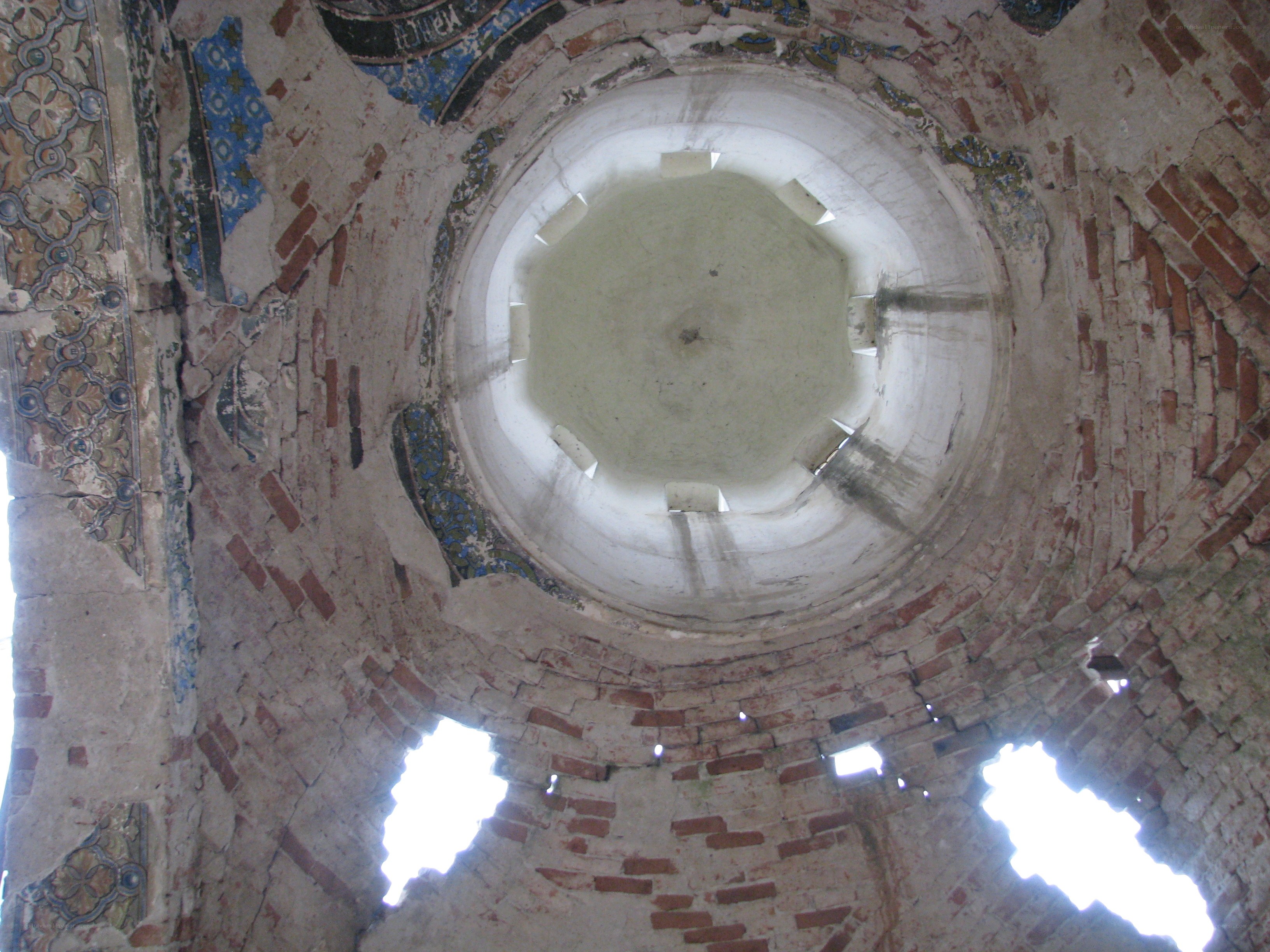 ruined dome interior