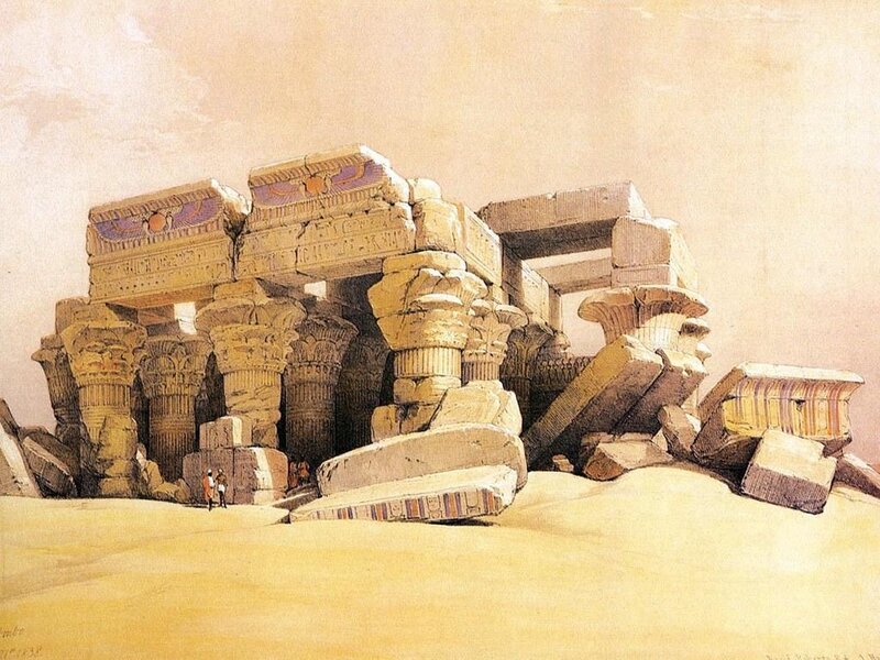 Ruined Egyptian Temple