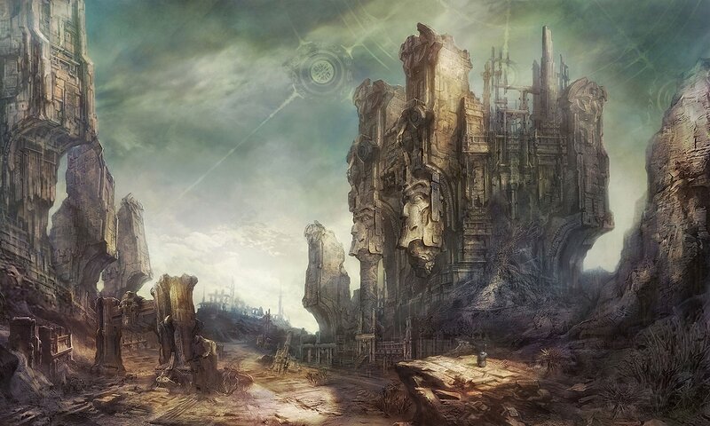 Ruined Futuristic City
