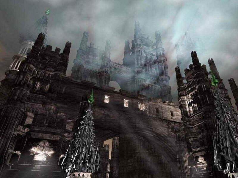 Ruined Gothic Castle