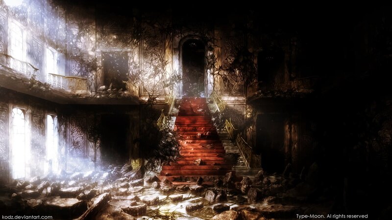 Ruined Grand Hall — Brown