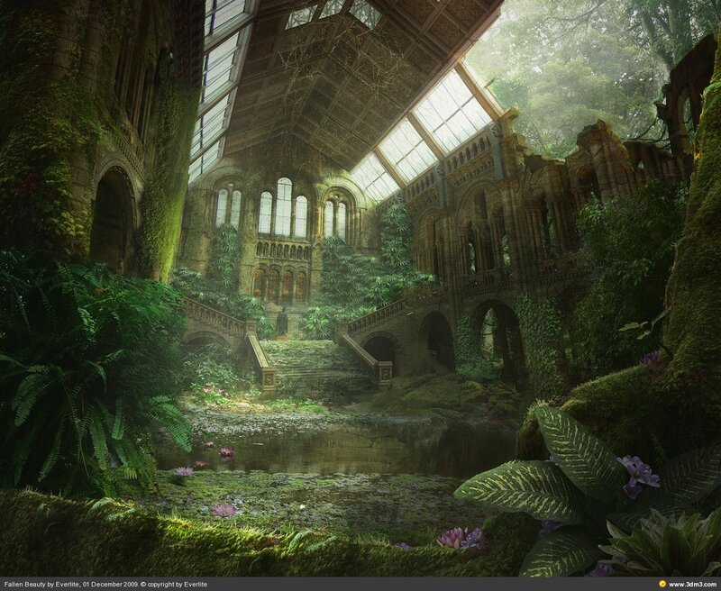 Ruined Greenhouse Interior