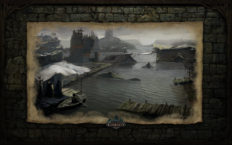 Ruined Harbor Scene