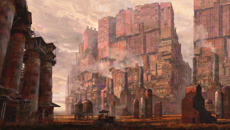 Ruined Industrial City — Brown