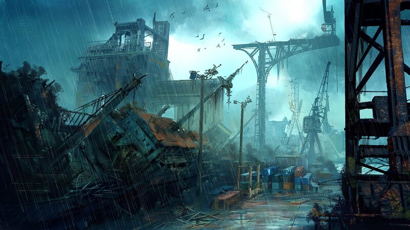 Ruined Industrial Port