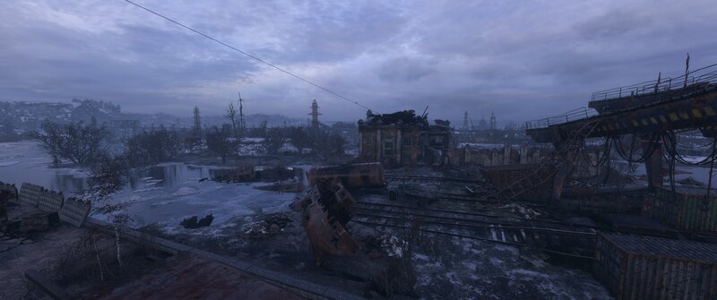 Ruined Industrial Site — Gray