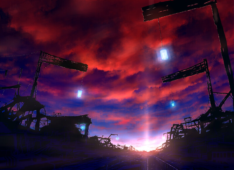 Ruined Industrial Site