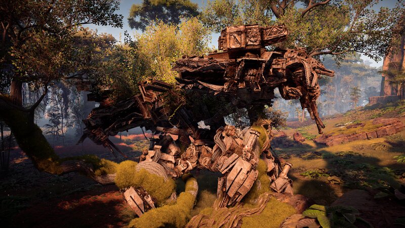 Ruined Mech in Jungle
