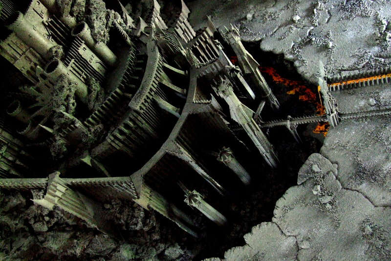 ruined mechanical structure