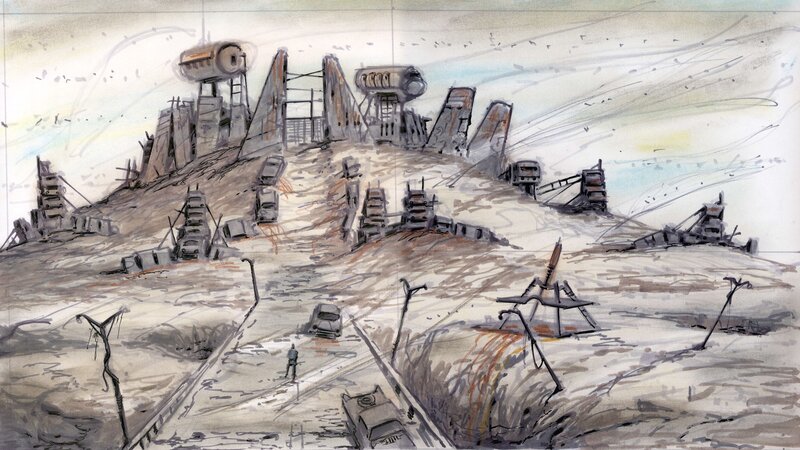 Ruined Military Base — Brown