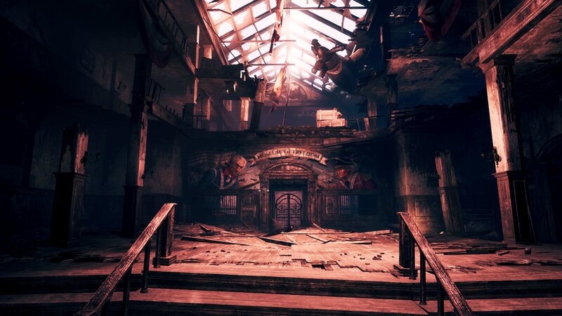 Ruined Museum Interior