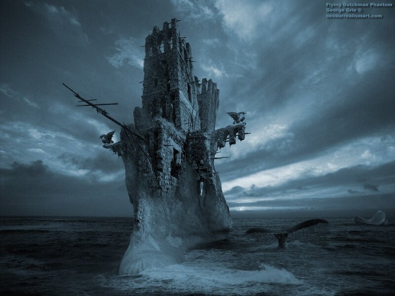 Ruined Ship Tower — Blue