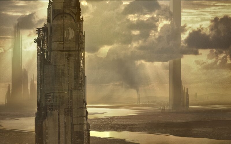 Ruined Skyscraper City — Brown