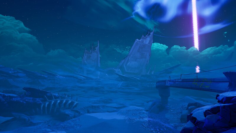 Ruined Spaceship Wreckage