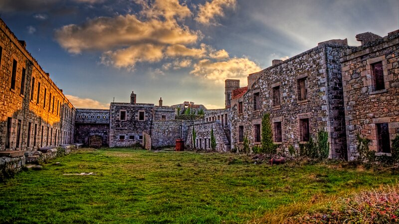 Ruined Stone Buildings — Green